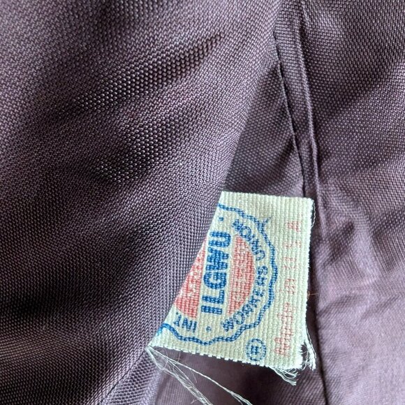 Vintage Larry Levine Crop Navy Blue Tailored Fitted Blazer, One Button Jacket - Picture 5 of 6